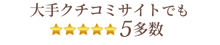 大手クチコミサイトでも海老名市で高評価多数
